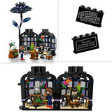 LEGO Wednesday 76784 Fiore di Dalia Nero, Giocattolo Apribile con Vaso, 2 Mini Bamboline e Accessori, Regalo per Bambini 9+, Giochi di costruzione Giocattolo Apribile con Vaso, 2 Mini Bamboline e Accessori, Regalo per Bambini 9+, Set da costruzione, 9 anno/i, Plastica, 358 pz, 388 g