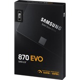 Samsung 870 EVO 1 TB 2.5" Serial ATA III V-NAND MLC, Disco a stato solido 1 TB, 2.5", 560 MB/s, 6 Gbit/s