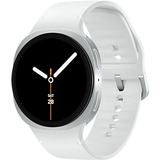 Samsung Galaxy Watch 8 3,81 cm (1.5") AMOLED 44 mm Digitale 480 x 480 Pixel Touch screen Argento Wi-Fi GPS (satellitare), Smartwatch argento, 3,81 cm (1.5"), AMOLED, Touch screen, 32 GB, GPS (satellitare), 34 g