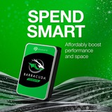 Seagate Barracuda 6TB disco rigido interno 5400 Giri/min 256 MB 3.5" Serial ATA III, Hard-disk 6 TB, 5400 Giri/min, 256 MB, 3.5", Serial ATA III