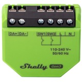 Shelly Dimmer Gen3, Regolatore della luminosità verde/Nero