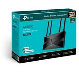 TP-Link Archer AX53 router wireless Gigabit Ethernet Dual-band (2.4 GHz/5 GHz) Nero Wi-Fi 6 (802.11ax), Dual-band (2.4 GHz/5 GHz), Collegamento ethernet LAN, Nero, Router da tavolo