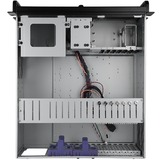 Chieftec UNC-409S-B computer case Supporto Nero 400 W, Server case Nero, Supporto, Nero, ATX, micro ATX, SECC, 4U, 14 cm
