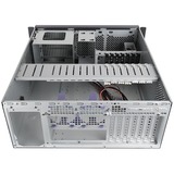 Chieftec UNC-409S-B computer case Supporto Nero 400 W, Server case Nero, Supporto, Nero, ATX, micro ATX, SECC, 4U, 14 cm
