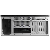Chieftec UNC-409S-B computer case Supporto Nero 400 W, Server case Nero, Supporto, Nero, ATX, micro ATX, SECC, 4U, 14 cm