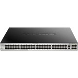 D-Link DGS-3130-54S/E switch di rete Gestito L3 10G Ethernet (100/1000/10000) Grigio, Interruttore Gestito, L3, 10G Ethernet (100/1000/10000), Montaggio rack
