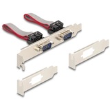 DeLOCK Mini PCIe I/O PCIe, 2x Seriale RS-232, Scheda di interfaccia 