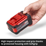 EINHELL Batteria Power-X-Change Plus TWIN-PACK 18Volt 5,2Ah rosso/Nero