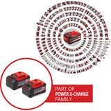 EINHELL Batteria Power-X-Change Plus TWIN-PACK 18Volt 5,2Ah rosso/Nero