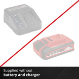 EINHELL Smerigliatrice angolare a batteria professionale TP-AG 18/125 CE Q Li - Solo, 18 Volt rosso/Nero