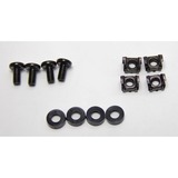 Inter-Tech 88887271 porta accessori Piastra per scaffale, Apertura Nero, Piastra per scaffale, Nero, 4U, 177 mm, 483 mm, 16 mm