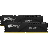 Kingston FURY FURY Beast 64 GB 6000 MT/s DDR5 CL36 DIMM (Kit da 2) Black EXPO, Memoria Nero, 64 GB, 2 x 32 GB, DDR5, 288-pin DIMM
