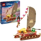 LEGO Disney Princess ǀ Disney 43270 La Canoa di Vaiana, Barca Giocattolo con 4 Personaggi, Barca e Accessori, Giochi per Bambine e Bambini 6+, Giochi di costruzione Barca Giocattolo con 4 Personaggi, Barca e Accessori, Giochi per Bambine e Bambini 6+, Set da costruzione, 6 anno/i, Plastica, 529 pz, 687 g