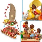 LEGO Disney Princess ǀ Disney 43270 La Canoa di Vaiana, Barca Giocattolo con 4 Personaggi, Barca e Accessori, Giochi per Bambine e Bambini 6+, Giochi di costruzione Barca Giocattolo con 4 Personaggi, Barca e Accessori, Giochi per Bambine e Bambini 6+, Set da costruzione, 6 anno/i, Plastica, 529 pz, 687 g