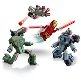 LEGO ǀ Marvel 76320 Iron Man e War Machine Contro i Droni Hammer, Giocattolo con 2 Minifigure e 2 Action Figure, Regalo 7+, Giochi di costruzione Giocattolo con 2 Minifigure e 2 Action Figure, Regalo 7+, Set da costruzione, 7 anno/i, Plastica, 204 pz, 162 g