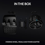Logitech G923 Nero USB 2.0 Sterzo + Pedali Analogico/Digitale PC, PlayStation 4, PlayStation 5, Volante Nero, Sterzo + Pedali, PC, PlayStation 4, PlayStation 5, D-pad, Analogico/Digitale, 900°, Cablato