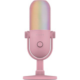 Razer Seiren V3 Chroma 32-Bit DSP Quartz, Microfono rosa