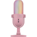 Razer Seiren V3 Chroma 32-Bit DSP Quartz, Microfono rosa