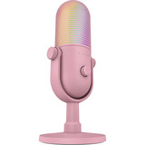 Razer Seiren V3 Chroma 32-Bit DSP Quartz, Microfono rosa