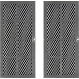 Respekta Set di filtri a carbone attivo MIZ 7800, Filtro argento/Nero