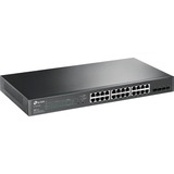 TP-Link Omada TL-SG2428P Gestito L2/L2+ Gigabit Ethernet (10/100/1000) Supporto Power over Ethernet (PoE) 1U Nero, Interruttore Gestito, L2/L2+, Gigabit Ethernet (10/100/1000), Supporto Power over Ethernet (PoE), Montaggio rack, 1U