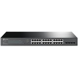 TP-Link Omada TL-SG2428P Gestito L2/L2+ Gigabit Ethernet (10/100/1000) Supporto Power over Ethernet (PoE) 1U Nero, Interruttore Gestito, L2/L2+, Gigabit Ethernet (10/100/1000), Supporto Power over Ethernet (PoE), Montaggio rack, 1U