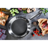 Tefal Padella Eternal Mesh Triply, Ø 24cm accaio, Acciaio inox, Acciaio inox, Vetro, Cina, 24 cm, 270 mm