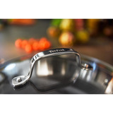 Tefal Padella Eternal Mesh Triply, Ø 24cm accaio, Acciaio inox, Acciaio inox, Vetro, Cina, 24 cm, 270 mm