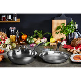 Tefal Padella Eternal Mesh Triply, Ø 24cm accaio, Acciaio inox, Acciaio inox, Vetro, Cina, 24 cm, 270 mm