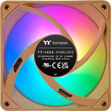 Thermaltake CT140 EX ARGB Sync PC Cooling Fan Gravel Sand, Ventola marrone chiaro