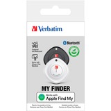 Verbatim My Finder Personale Cercatore Nero, Bianco, Tracker di tracciamento Nero/Bianco, Personale, Cercatore, Nero, Bianco, Antipolvere, Impermeabile, Acrilonitrile butadiene stirene (ABS), Policarbonato (PC), IP66