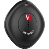 Verbatim My Finder Personale Cercatore Nero, Bianco, Tracker di tracciamento Nero/Bianco, Personale, Cercatore, Nero, Bianco, Antipolvere, Impermeabile, Acrilonitrile butadiene stirene (ABS), Policarbonato (PC), IP66