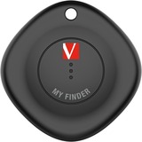 Verbatim My Finder Personale Cercatore Nero, Bianco, Tracker di tracciamento Nero/Bianco, Personale, Cercatore, Nero, Bianco, Antipolvere, Impermeabile, Acrilonitrile butadiene stirene (ABS), Policarbonato (PC), IP66