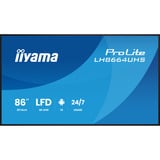 iiyama ProLite LH8664UHS-B3AG, Public Display Nero (opaco)
