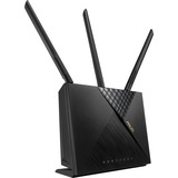 ASUS 4G-AX56 router wireless Gigabit Ethernet Dual-band (2.4 GHz/5 GHz) Nero Wi-Fi 6 (802.11ax), Dual-band (2.4 GHz/5 GHz), Collegamento ethernet LAN, 3G, Nero, Router da tavolo