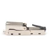 Digitus Connettore da campo CAT.6a angolato, STP con cappuccio antipolvere, Spina argento