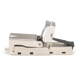 Digitus Connettore da campo CAT.6a angolato, STP con cappuccio antipolvere, Spina argento