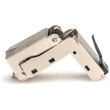 Digitus Connettore da campo CAT.6a angolato, STP con cappuccio antipolvere, Spina argento