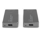 Digitus Extender video wireless 4K USB-C > HDMI, 30 metri, Estensione HDMI Nero/Argento