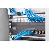 Digitus Pannello patch modulare, 8 porte, Patch Panel Nero, 8 porte, Nero, Montaggio a rack, 1U, 270 mm, 120 mm, 171,212 g