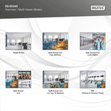 Digitus Switch Matrice HDMI / Multi-Viewer 4x2, Switch HDMI 