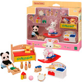 EPOCH Sylvanian Families - Giocattolo asilo nido per bambini con figure, Giochi di costruzione 