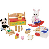 EPOCH Sylvanian Families - Giocattolo asilo nido per bambini con figure, Giochi di costruzione 