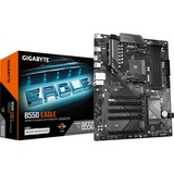 GIGABYTE B550 EAGLE Scheda madre - CPU AMD Ryzen serie 5000 G, VRM a 10+3+1 fasi, fino a 3200 MHz DDR4, 1xPCIe 4.0 + 1xPCIe 3.0 M.2, LAN 1GbE, USB 3.2 Gen 2 VRM a 10+3+1 fasi, fino a 3200 MHz DDR4, 1xPCIe 4.0 + 1xPCIe 3.0 M.2, LAN 1GbE, USB 3.2 Gen 2, AMD, Socket AM4, AMD Ryzen 3000 Series, AMD Ryzen 4000 Series, AMD Ryzen 5000 Series, Socket AM4, DDR4-SDRAM, 128 GB