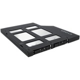 Icy Dock MB852M2PO-B parte del case del computer Universale Gabbia HDD, Inquadramento Nero, Universale, Gabbia HDD, Acrilonitrile butadiene stirene (ABS), Metallo, Nero, 128,1 mm, 159,3 mm