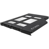 Icy Dock MB852M2PO-B parte del case del computer Universale Gabbia HDD, Inquadramento Nero, Universale, Gabbia HDD, Acrilonitrile butadiene stirene (ABS), Metallo, Nero, 128,1 mm, 159,3 mm