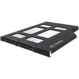 Icy Dock MB852M2PO-B parte del case del computer Universale Gabbia HDD, Inquadramento Nero, Universale, Gabbia HDD, Acrilonitrile butadiene stirene (ABS), Metallo, Nero, 128,1 mm, 159,3 mm