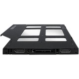 Icy Dock MB852M2PO-B parte del case del computer Universale Gabbia HDD, Inquadramento Nero, Universale, Gabbia HDD, Acrilonitrile butadiene stirene (ABS), Metallo, Nero, 128,1 mm, 159,3 mm