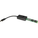 Inter-Tech Adattatore K-1696-P2, USB-C 3.2 Gen 2 > M.2 SSD Nero