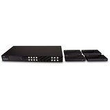 Lindy Extender Matrice HDBaseT 4x4 HDMI 4K60 Cat.6 150m, Splitter HDMI Nero
